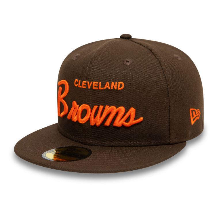 Gorras New Era 59fifty Marrom - Cleveland s NFL Draft 78592AZFO